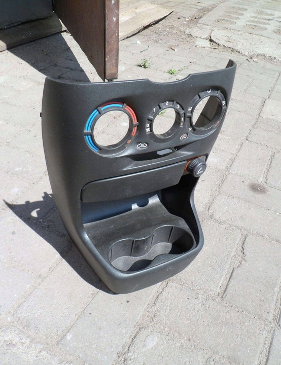 фото №6, Консоль середня панель чорна чорний fiat punto 2 ii 99r-2010r 735267346