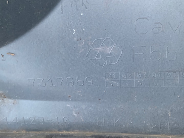 фото №14, Mini cooper f56 f55 бампер перед mindnight чорний