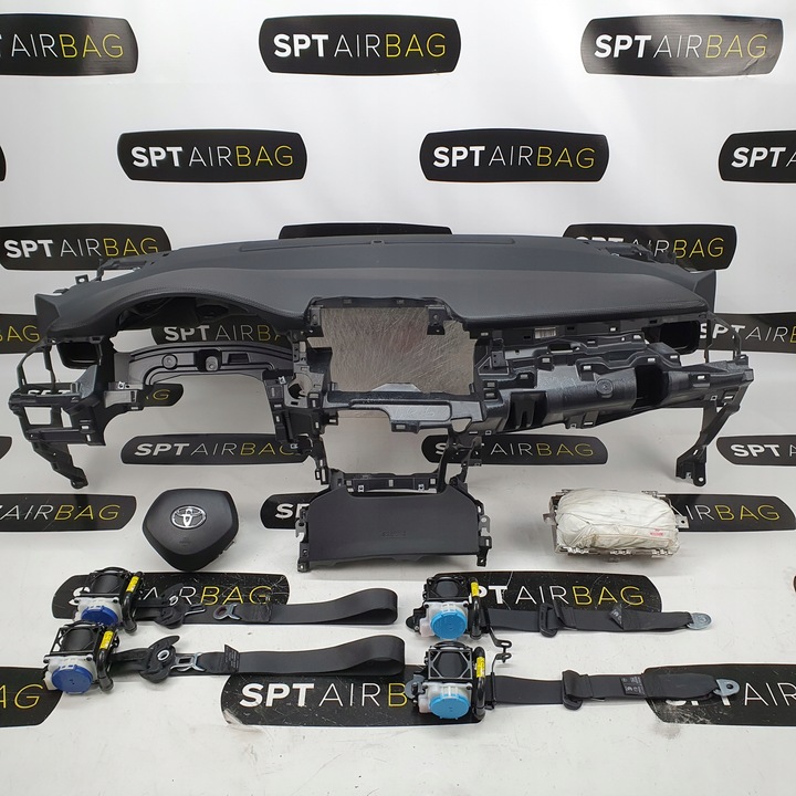 фото №1, C-hr панель консоль подушки ремни подушка безопасности