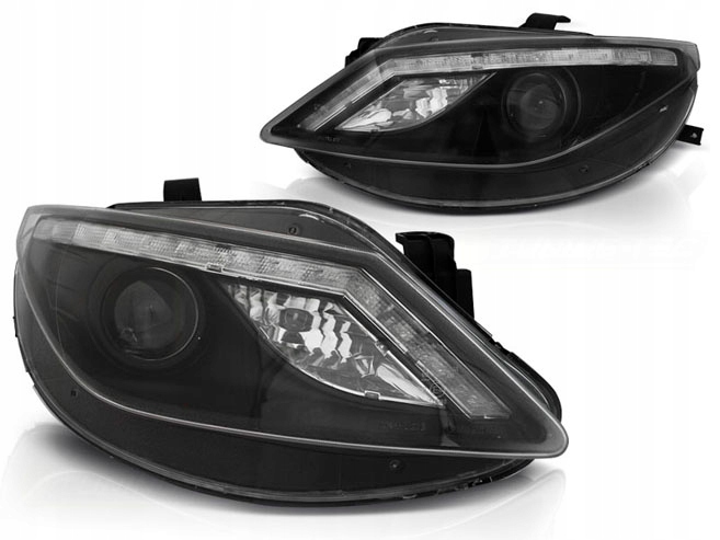 фото №1, Лампы передние seat ibiza 6j 08-12r led line чёрный