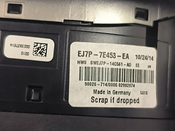 фото №6, Дисплей панель ej7t 18e245 dl lincoln mkc