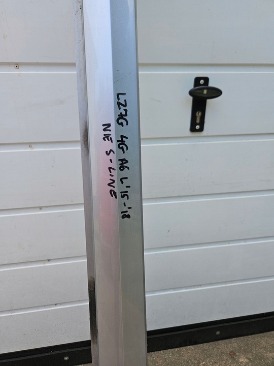 фото №5, Накладка пороговая порога планка левая a6 c7 рестайлинг 15-18 обычная нет s-line lz7g