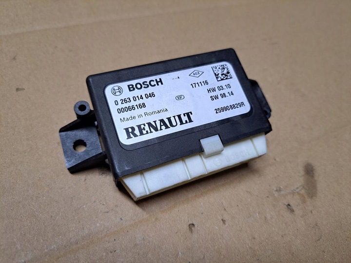 фото №1, Модуль pdc renault clio iv captur 0263014046