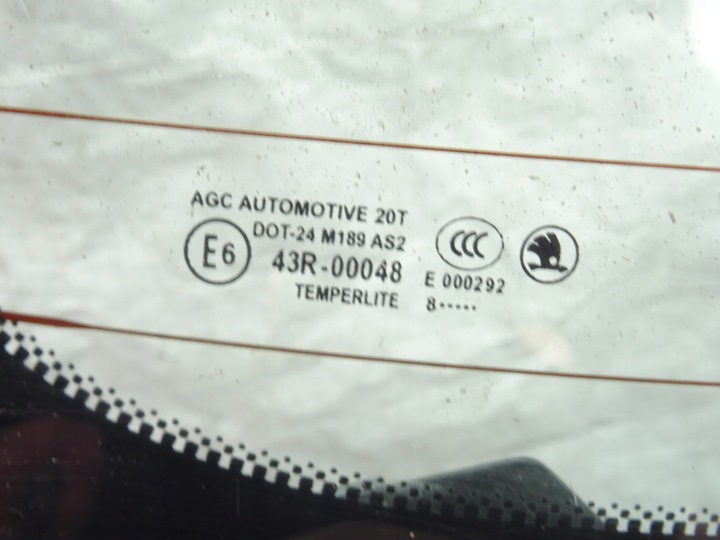 фото №6, Скло кришки зад задня заднє skoda fabia ii 2 5j9 універсал 2008 r