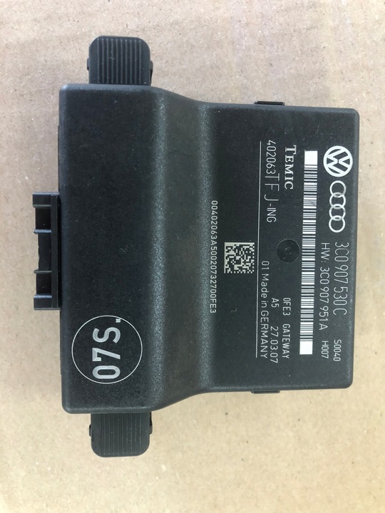 фото №1, Блок управления модуль шлюз vw passat b6 3c0907530c