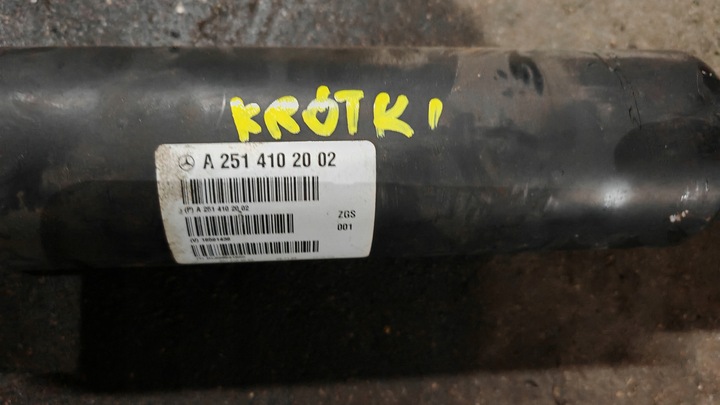 фото №9, Wał привідний mercedes r клас w251 3.0 cdi v6 a2514102002