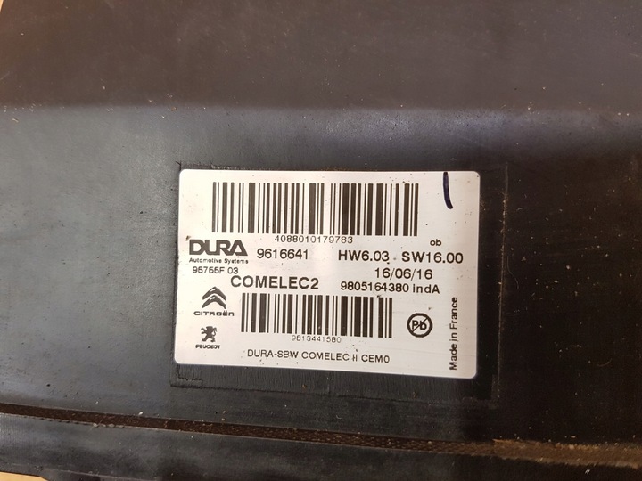 фото №3, Модуль блок управления коробки citroen c4 picasso ii 1.6 hdi