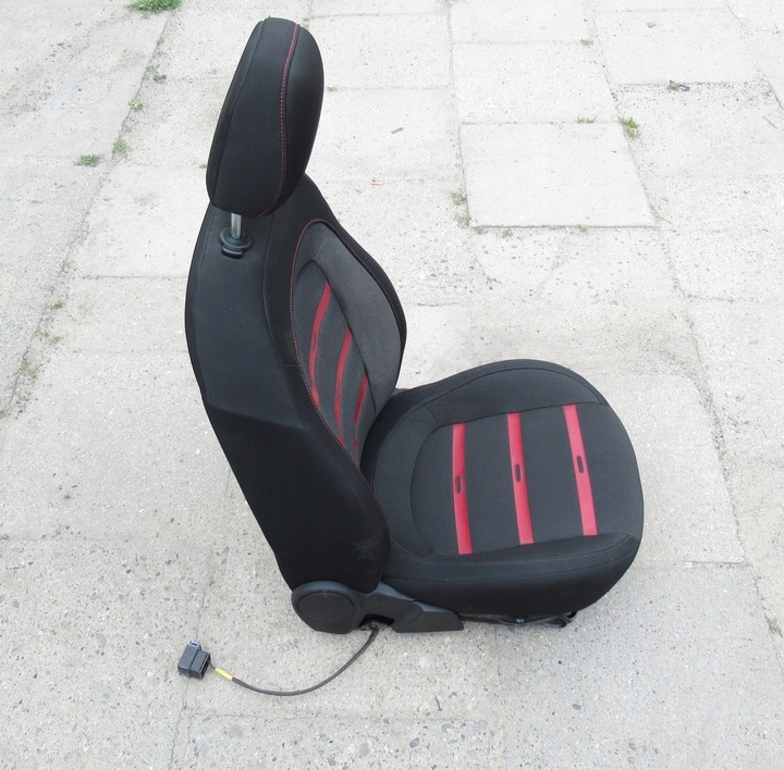 фото №10, Сидіння лівий переднє сидіння водія fiat punto evo 5d подушка безпеки sed-171