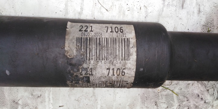 фото №5, Mercedes w221 s500 5,5b wał приводной 2214107106