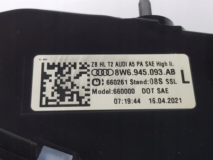 фото №10, Лампа левая задняя левый зад audi a5 s5 rs5 usa 2023 8w6945093ab