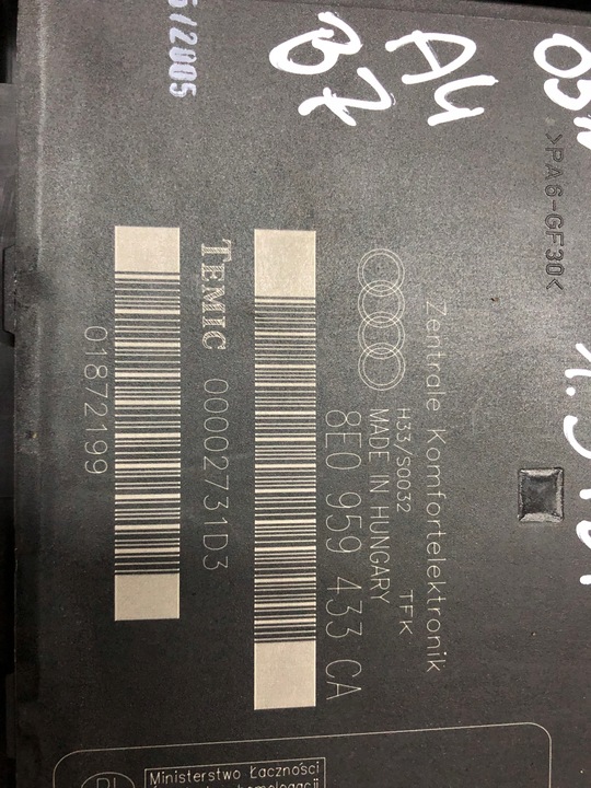 фото №7, Модуль 8eo959433ca audi a4 b7 1.9tdi .англієць