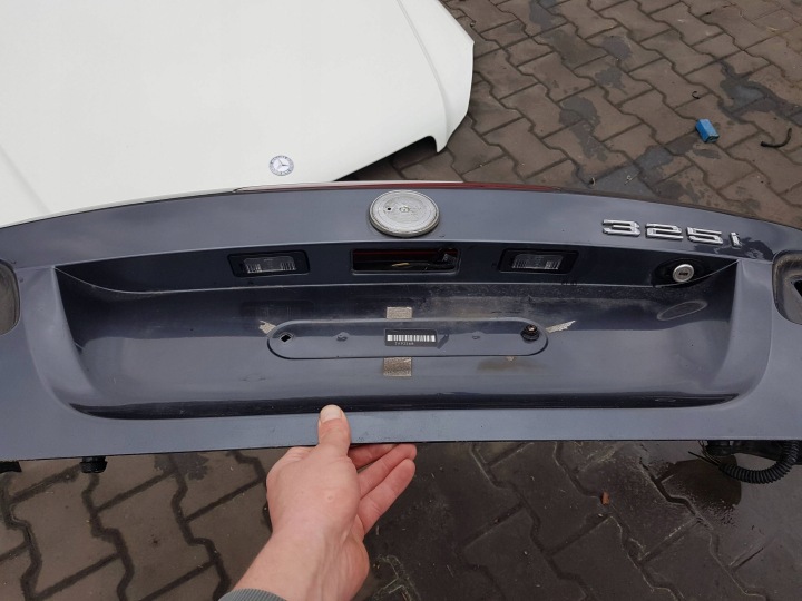 фото №6, Bmw 3 e93 cabrio 06-09r крышка багажника зад задняя a22 sparkling графит