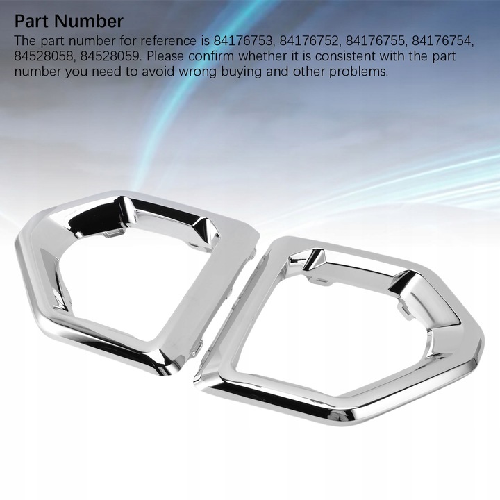 фото №9, Mgła light зовнішня кришка рамки 84176753 84176752 ліва правої 5c