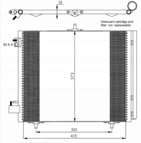фото №9, Радіаторів клімат. citroen nrf 35405 конденсатор, кондиціонер