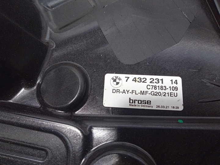 фото №4, Bmw 3 g20 m3 g80 подъемник перед левый 7432231