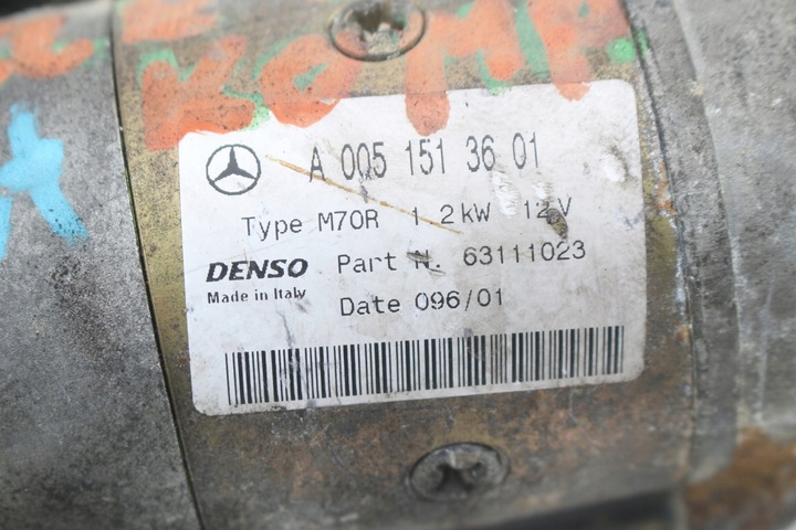 фото №6, Стартер 0051513601 mercedes clk 2.0 компресор
