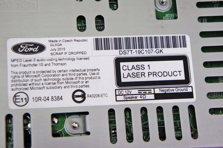 фото №6, Oe157 ford mondeo mk5 радио ds7t-19c107-gk