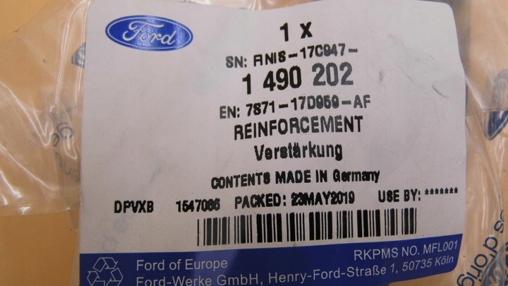 фото №12, Ковзун бампера лівий перед mondeo mk4 оригінальний номер 1490202