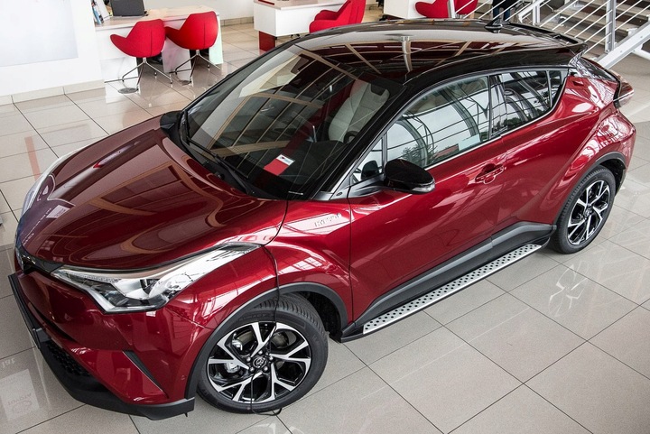 фото №13, Градусы боковые пороги автомобильные toyota c-hr 2016-