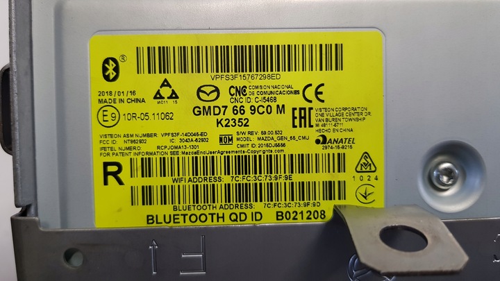 фото №16, Радио навигация mazda 6 gj