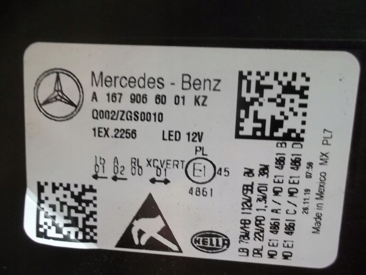 фото №9, Mercedes gls 167 w167 фара передня права led multibeam a1679066001