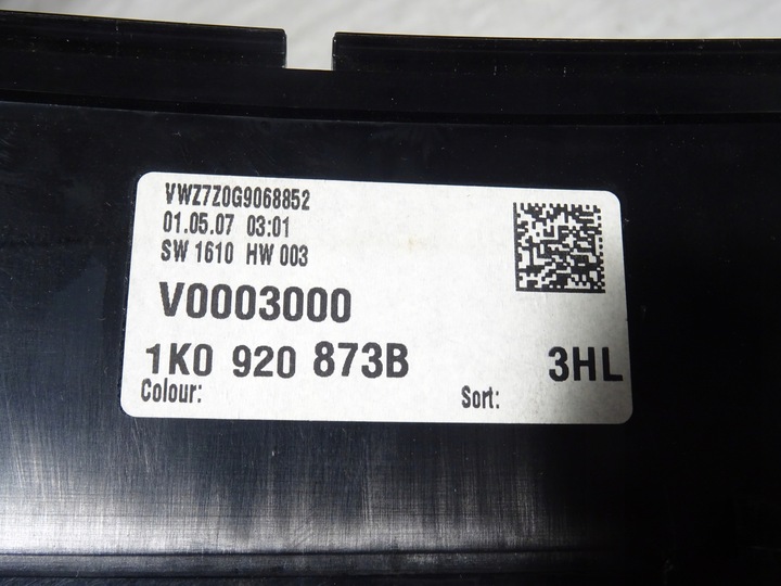 фото №12, Компьютер спидометр набор vw golf v 5 универсал jetta 1.9 tdi bxe 03g906021kh