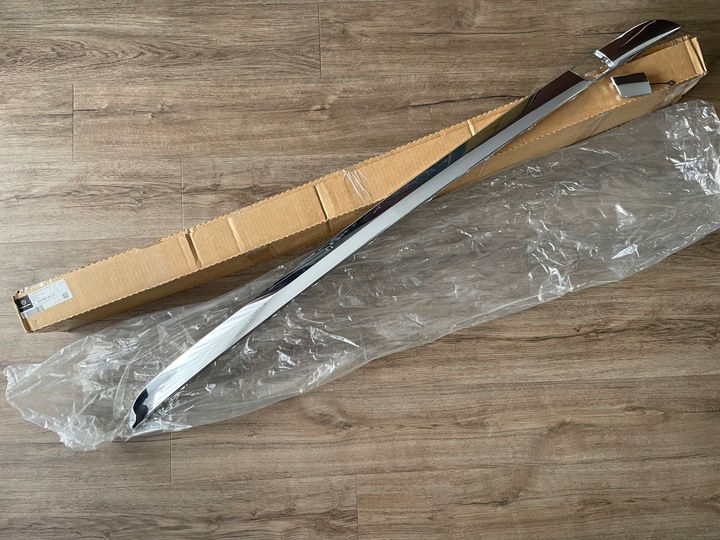 фото №1, Mercedes gl 2012-2015 gle 2015-2019 x166 w166 планка+ заглушка хром зад оригінальний номер