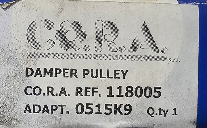 фото №2, Новое колесо ременное citroen / peugeot - 0515k9