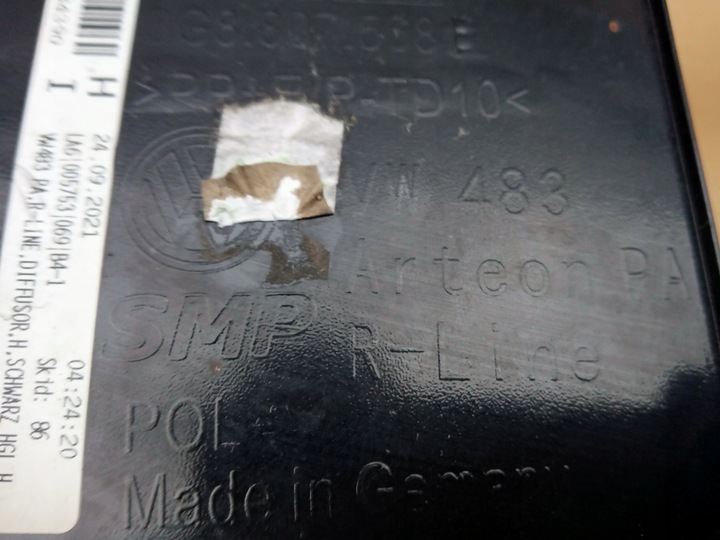 фото №8, Vw arteon r-line спойлер дифузор бампера зад 2019r-