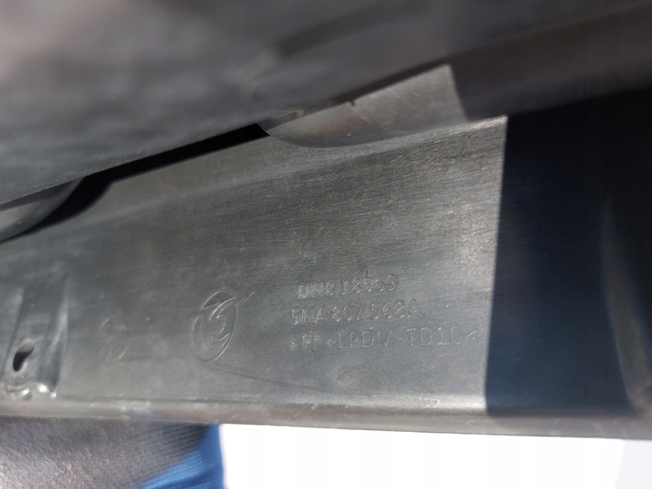 фото №12, Диффузор накладка спойлер бампера зад vw tiguan ii 2 5na r-line eu