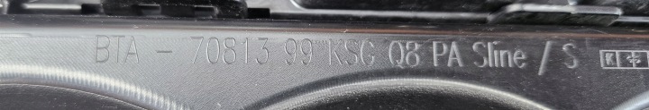 фото №9, Audi q8 sq8 sline решётка решётка бампера 4m8583651bs