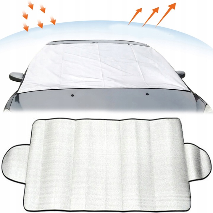 фото №9, Міцна килимок велика захист na скло протиморозна протиобмерзальна автомобіля автомобіль