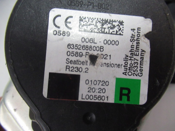 фото №9, Mini cooper f56 pas безопасности перед передний правое 9474094
