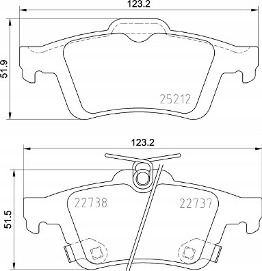 BREMBO P 24 216 КОМПЛЕКТ КОЛОДОК ТОРМОЗНЫХ, ТОРМОЗА TARCZOWE