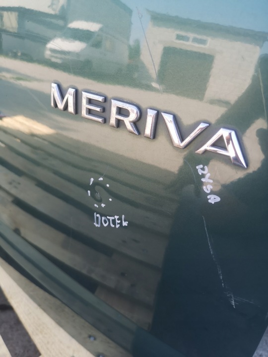 фото №12, Крышка багажника opel meriva a i 03-05 цвет 3gu
