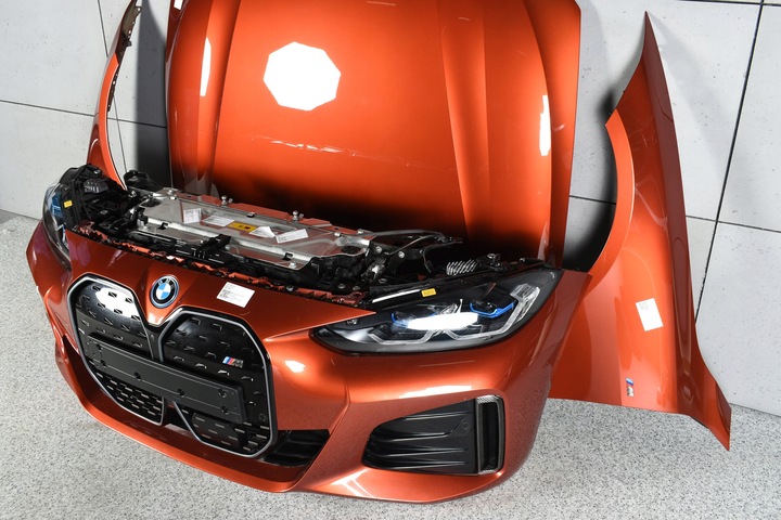 фото №9, Bmw i4 g26 капот крыло pas радиатор бампер м-пакет лампы laser карбон