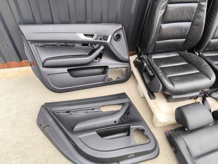 фото №6, Сиденье сиденья комплект audi a6 c6 кожа подогрев отсеки mc donalds