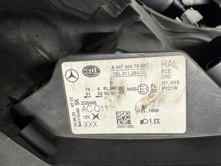 фото №9, Mercedes vito w447 фара права перед передня a4479067800