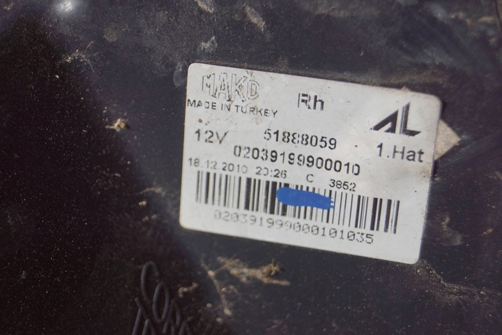 фото №14, Fiat grande punto evo лампа праві зад s1874