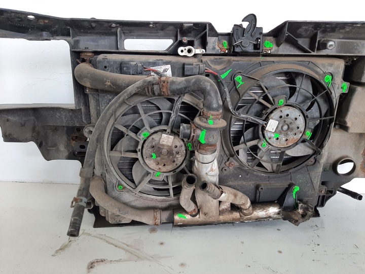 фото №15, Ford galaxy mk1 рестайлинг 2.3 05r pas переднее радиатор вентиляторы 7m5121203