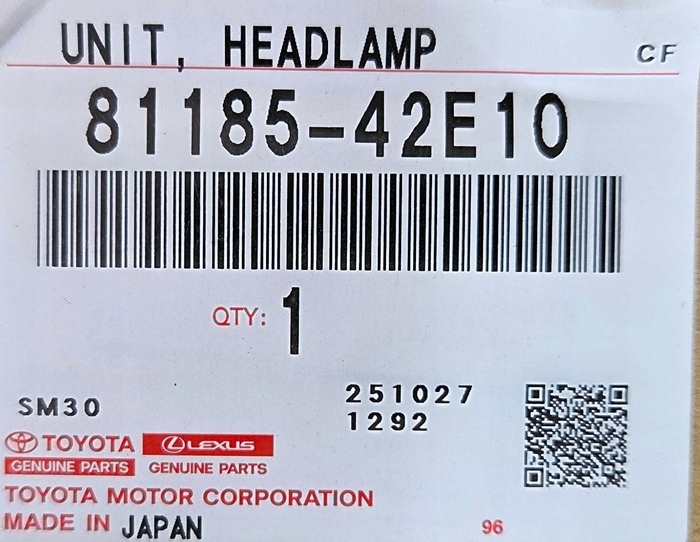 фото №15, Toyota rav iv v рестайлінг фара ліве повний led фара 81185-42e10 євро px-8187
