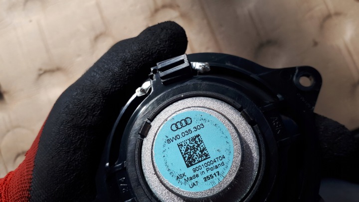 фото №7, Динамик среднечастотный з дверь audi a4 b9 a5 f5 8w oem номер bang&olufsen