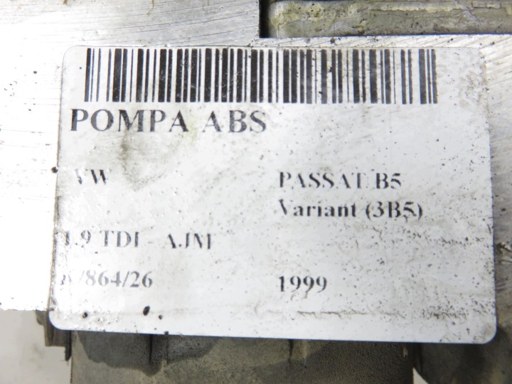 фото №11, Блок управления abs vw passat b5 вариант 3b5 8e0614111ah 0265220525