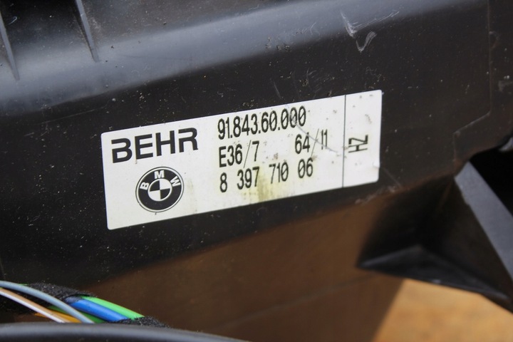 фото №6, Обігрівач вентилятор bmw z3 комплектна 8397710