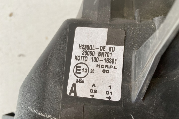 фото №9, Лампа левая передняя nissan almera ii хэтчбек n16 26060bn703 1.5l дизель
