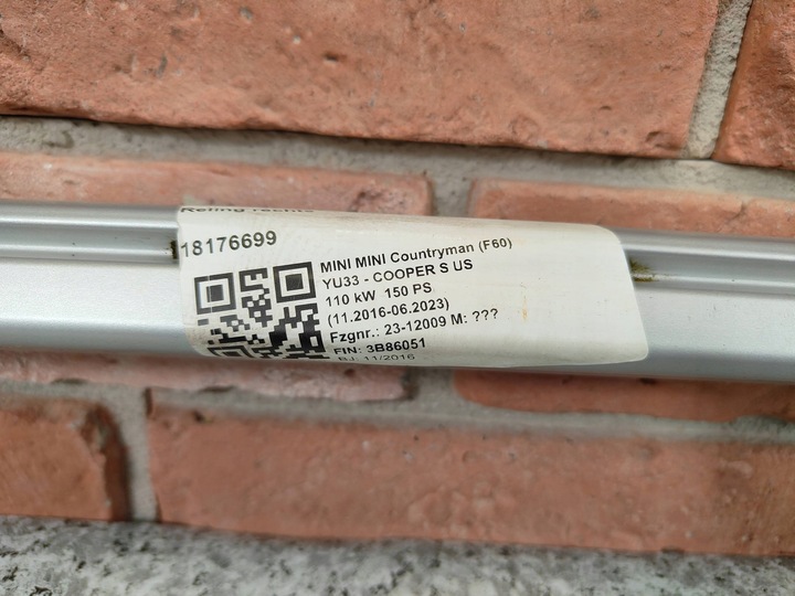 фото №7, Mini f60 lci рейлинги крышные комплект серебристый 7389975 7389976