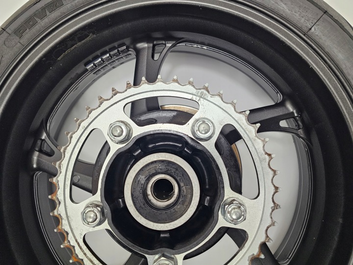 фото №11, Honda cb 600f hornet pc 41 07-13 диск зад комплектна диск ступиця