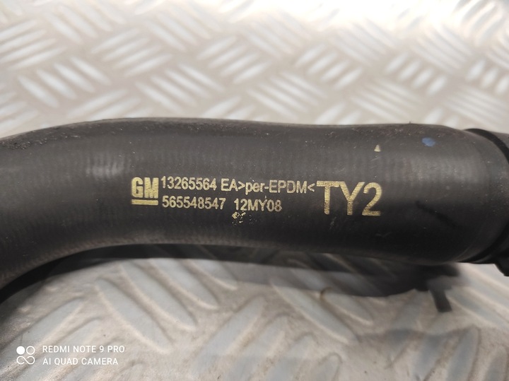 фото №3, Труба шланг воды opel meriva ii b 1.4