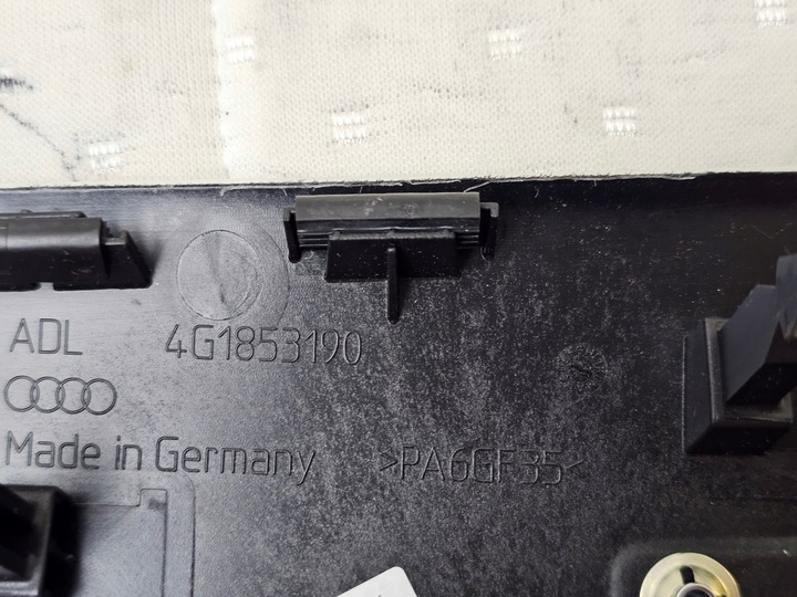 фото №9, Планка dekor захист консолі панелі audi a6 c7 4g 4g1853190 alu алюміній