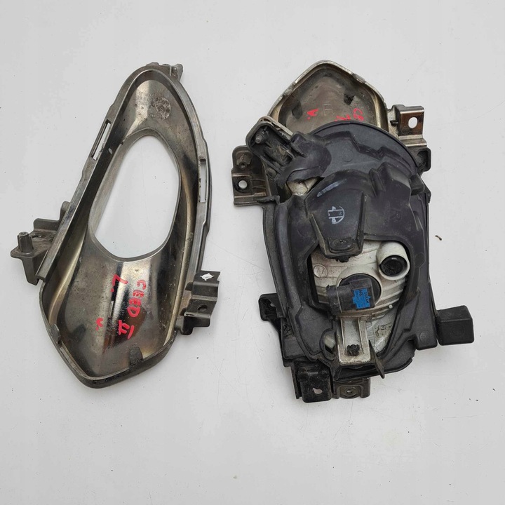 фото №5, Kia ceed ii решётка рамка хром правая бампер перед